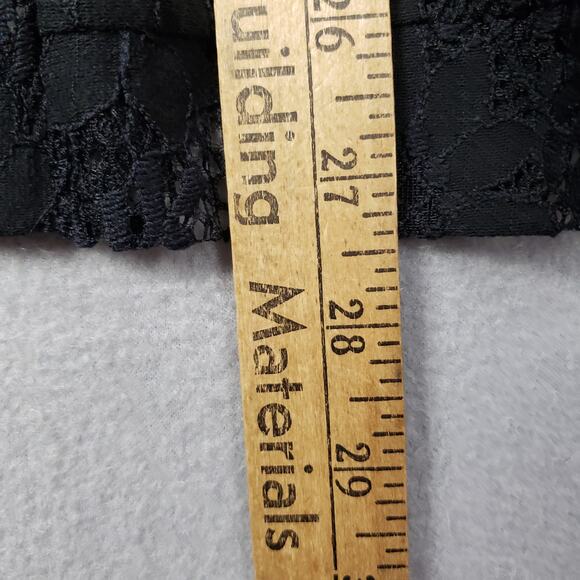 Maurices Plus Size 2X Open Front Lace Layering Top Black Shawl Whimsigoth Witchy - Picture 8 of 8